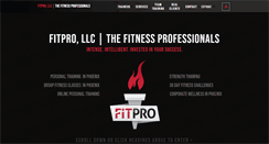 Desktop Screenshot of fitprollc.com